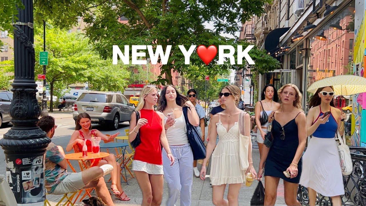 [4K]🇺🇸NYC Summer Walk🗽East Village in New York City🌹🍰”From Lucie” & Tompkins Square Park | June 2024