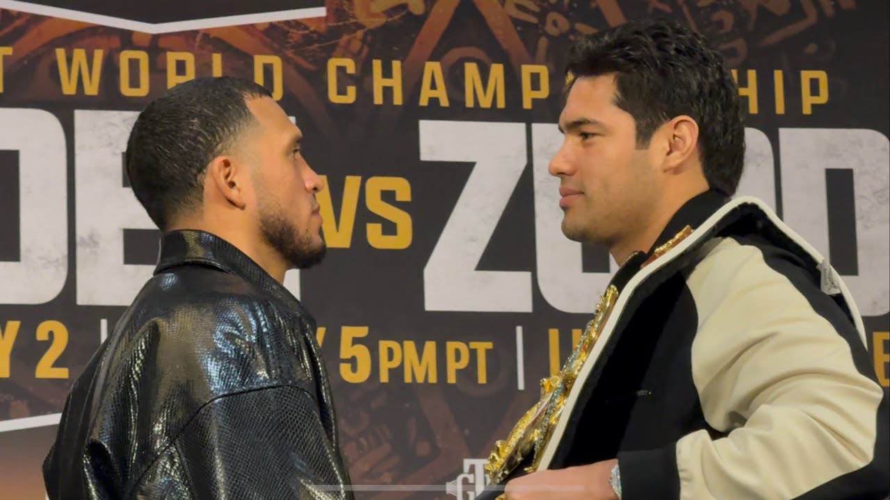 DAVID BENAVIDEZ & ZURDO RAMIREZ FACE OFF FOR FIRST TIME, RAMIREZ SHOWS BENAVIDEZ HE’S THE BIGGER MAN
