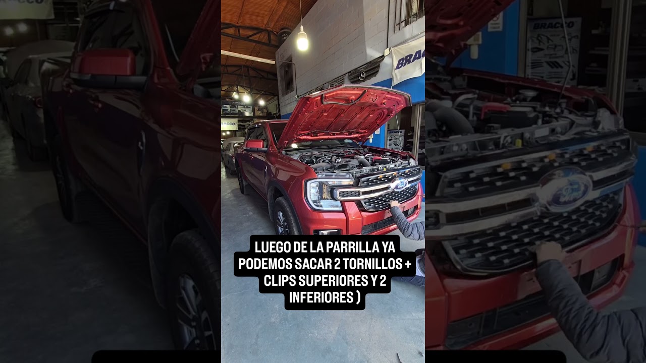 COMO SACAR PARAGOLPE FORD RANGER 2024 + #taller #talleres #carrepair #car #cars #ranger #ford #tips