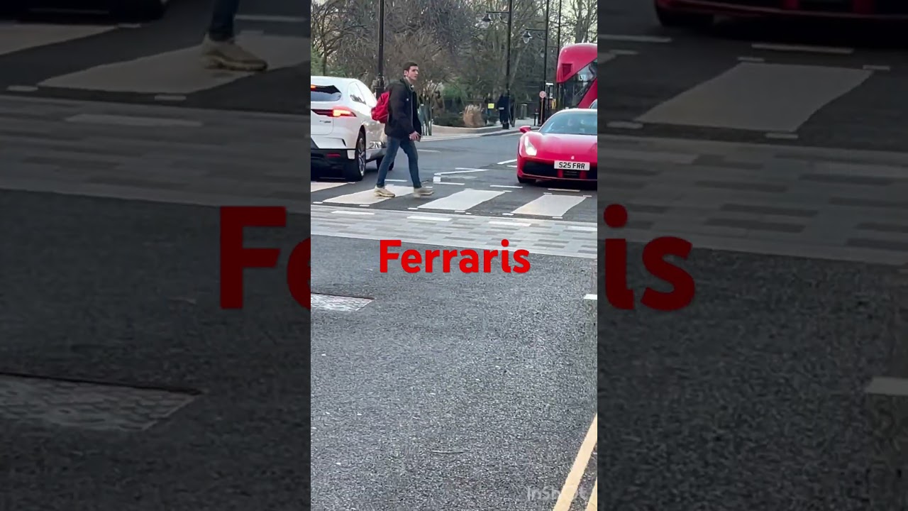 Two Ferraris of London #cars #carsoflondon #ferrari