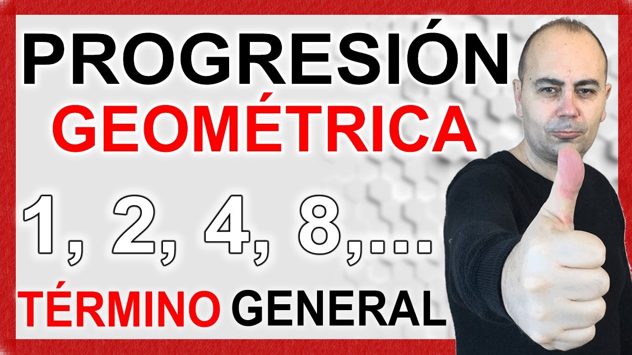 PROGRESI&Oacute;N geom&eacute;trica 📐 T&Eacute;RMINO general y raz&oacute;n