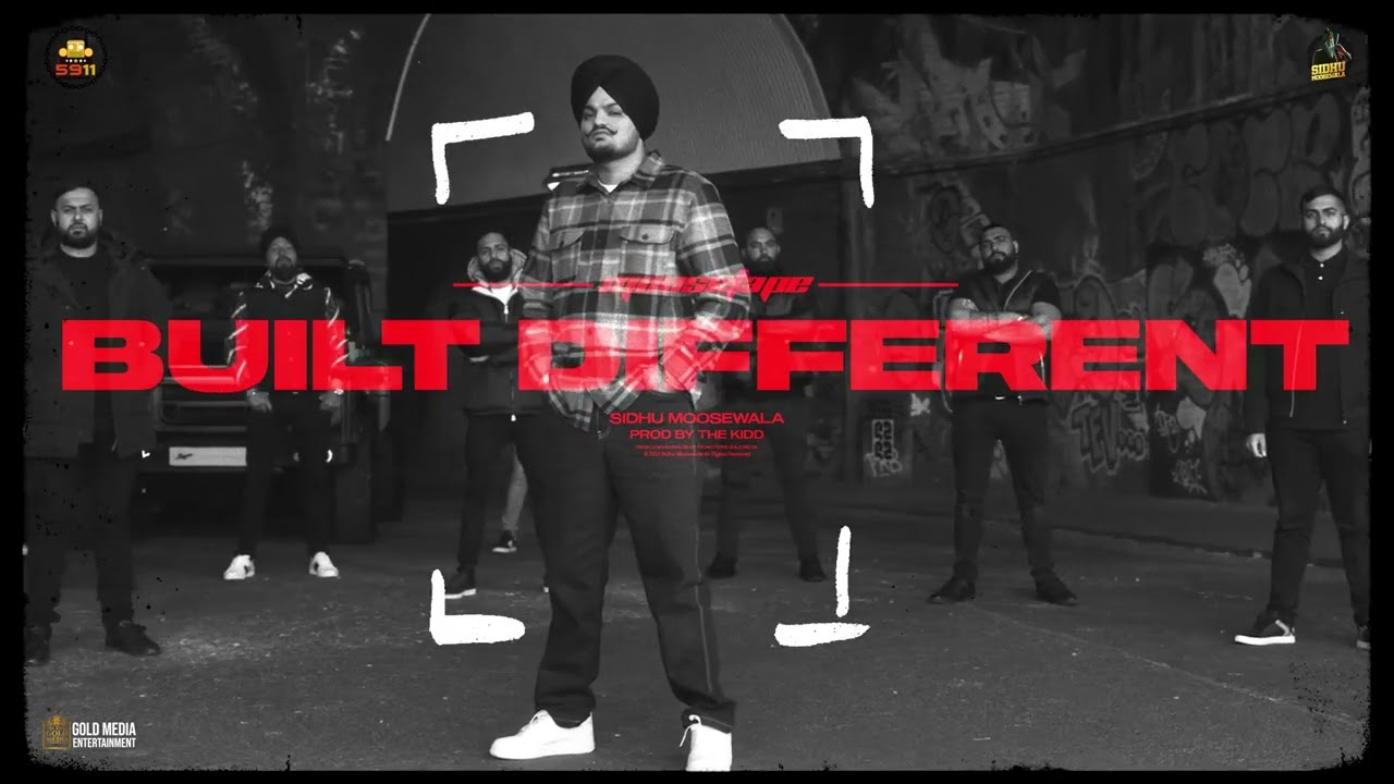 BUILT DIFFERENT ( Official Audio ) | Sidhu moose Wala| Moose tape | The kidd