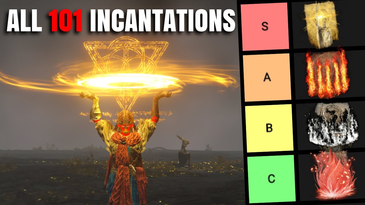 Every Incantation Ranked! Elden Ring Spell Tier List Patch 1.10 #fromsoftware