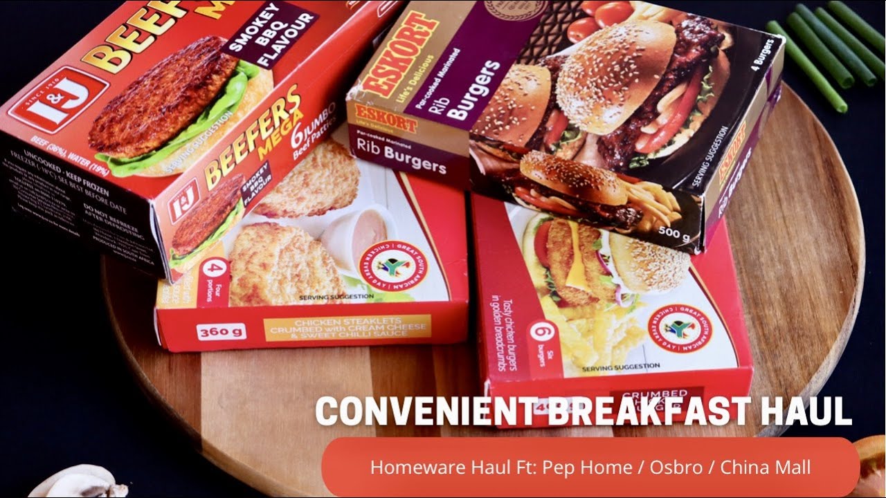 SUPER EASY AND QUICK BREAKFAST IDEAS I HOMEWARE HAUL FT: PEP HOME I OSBRO I SOUTH AFRICAN YOUTUBER