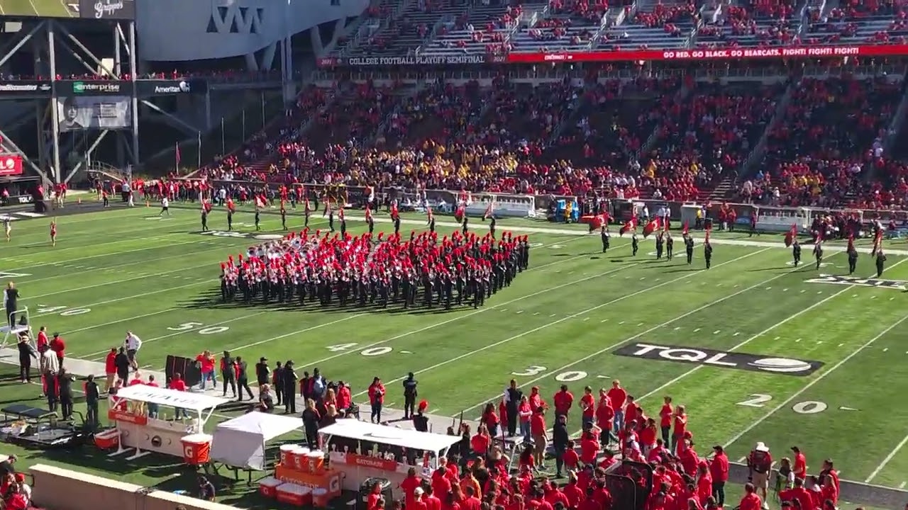 UC Marching Bearcats Band October 19, 2024 Pregame Show