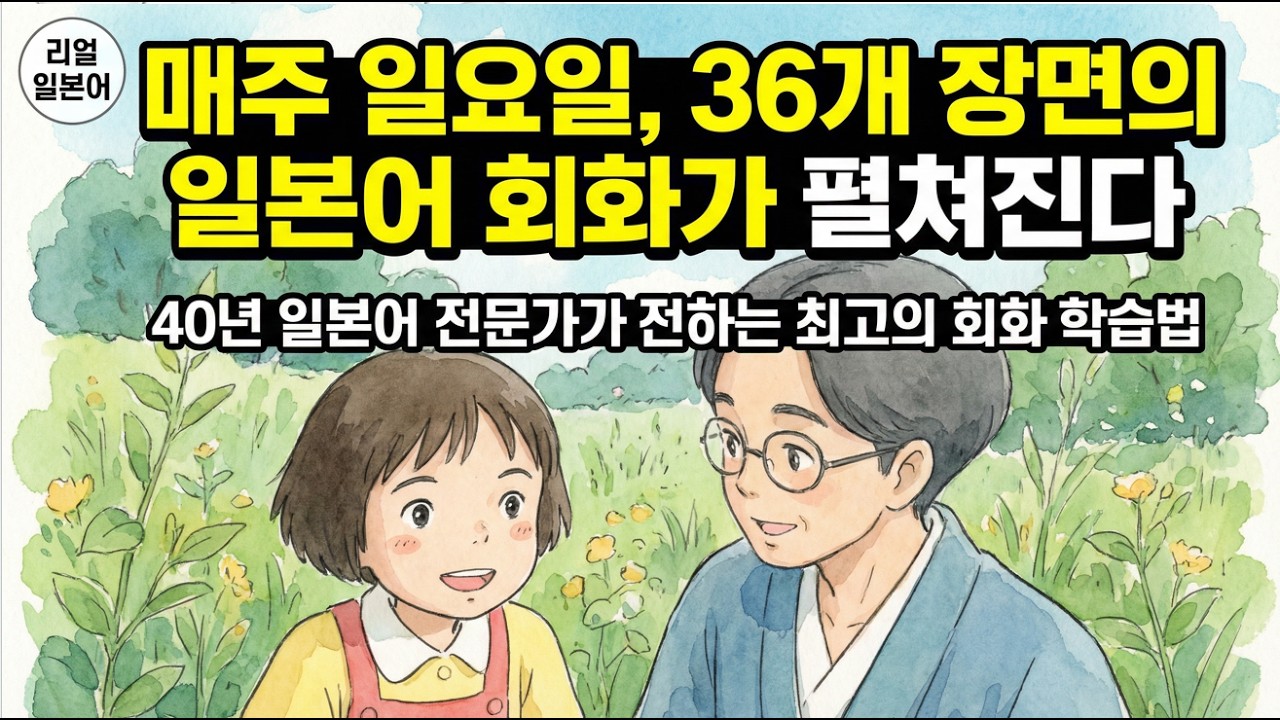 매일 6장면에서 공부하는 일본어 회화(일요일은 36장면 - No.01)