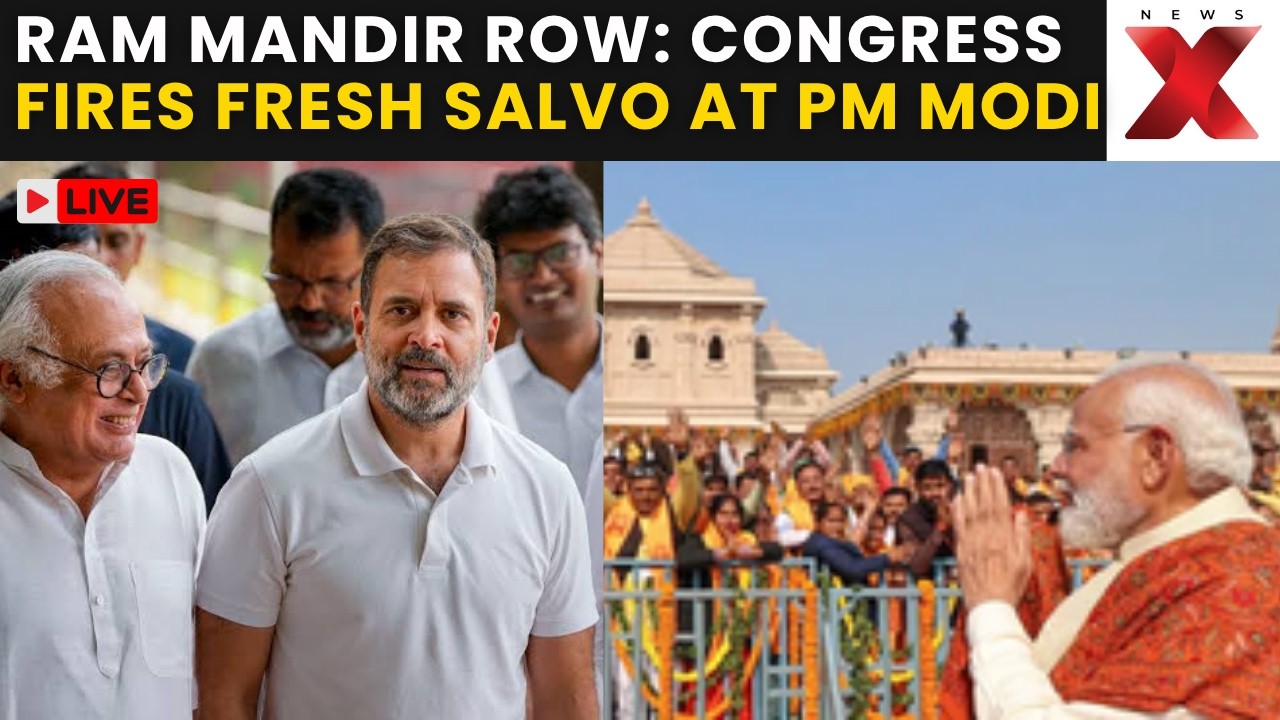 Ram Temple Donation Scam Row: Congress Targets PM Modi With Fresh Letter | BJP vs Congress | NewsX