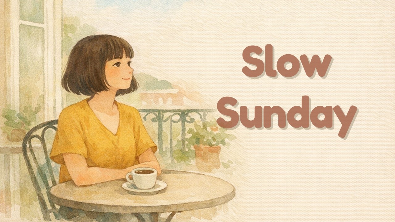 English Listening Practice | A Slow Sunday Morning (Calm Story)