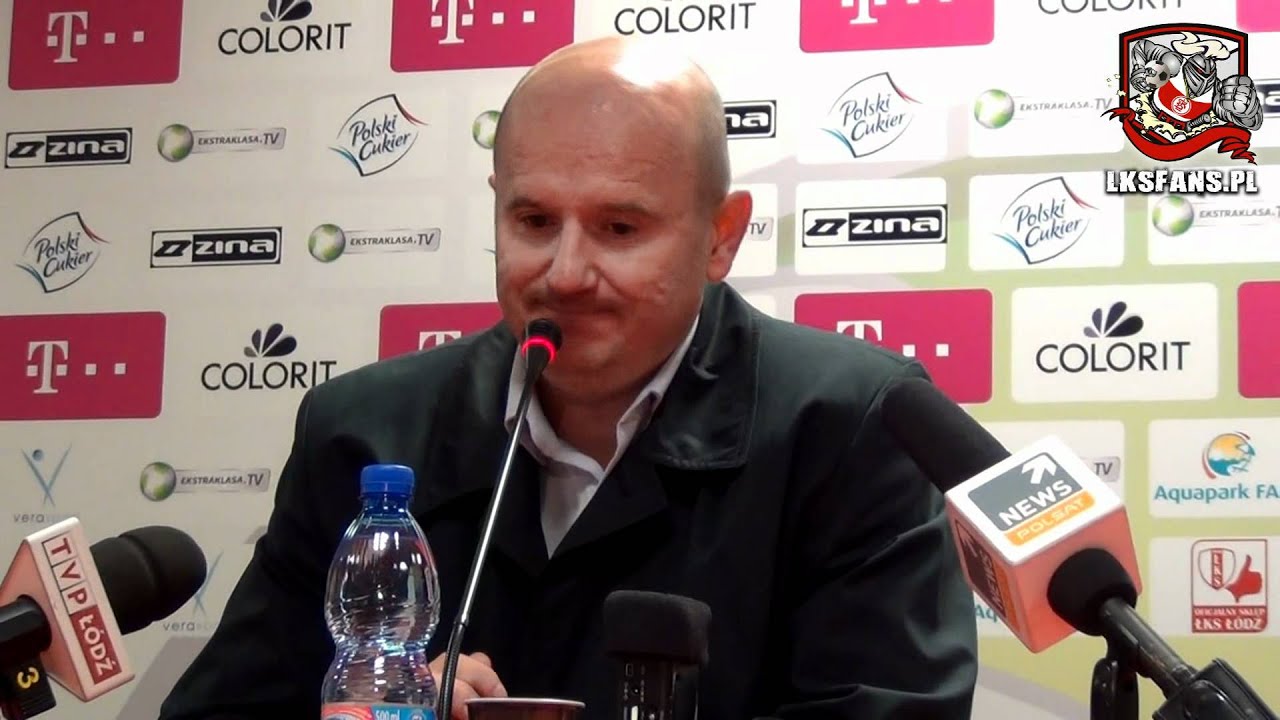 Konferencja prasowa po meczu ŁKS Ł&oacute;dź - Ruch Chorz&oacute;w 05.11.2011