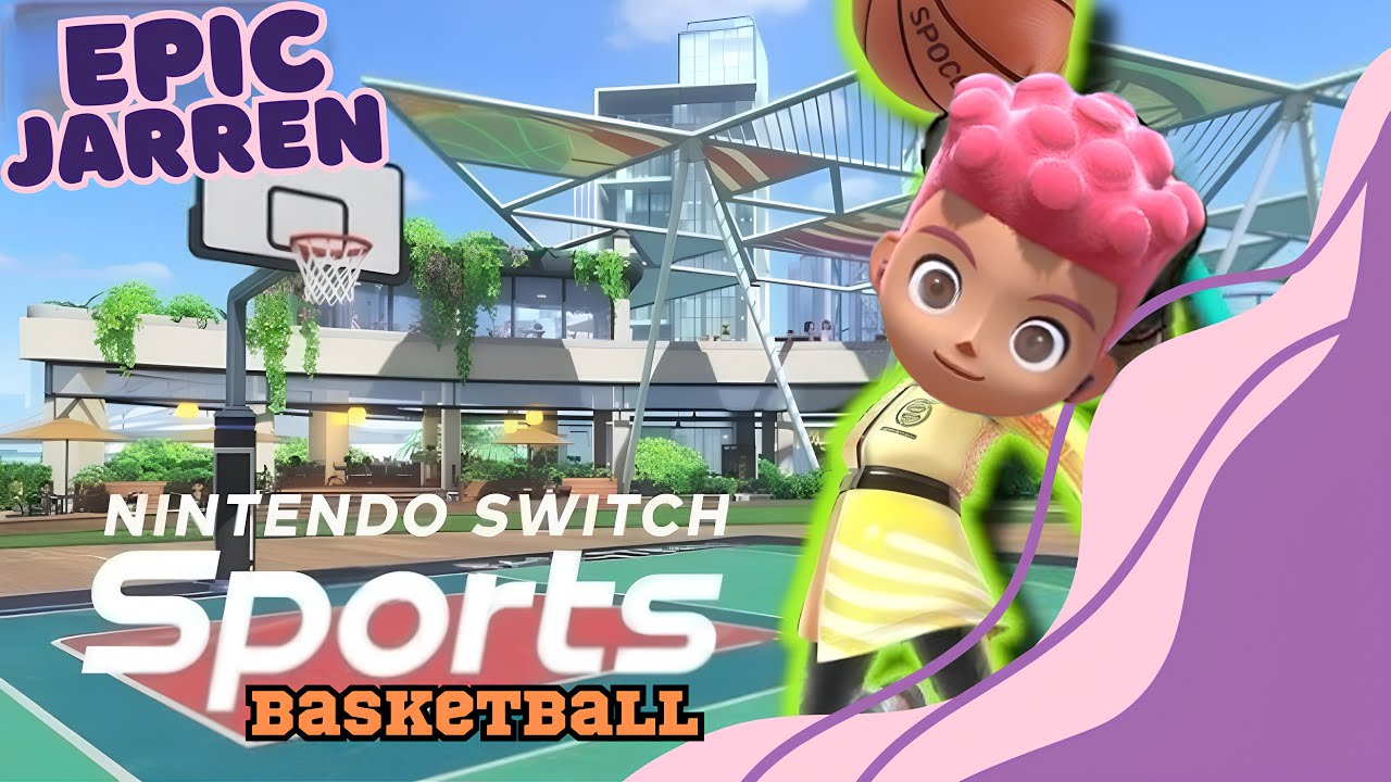Playing Nintendo Switch Sports Basketball!