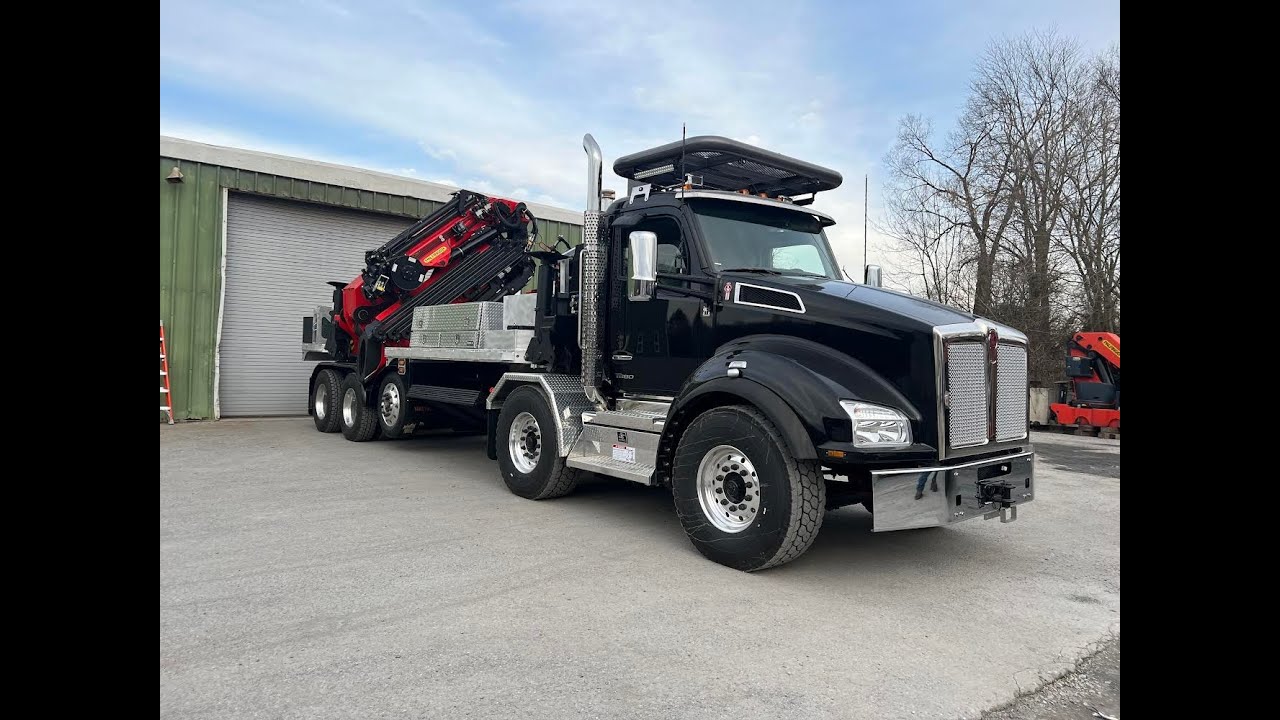 Custom Arborist Grapple Saw Truck details