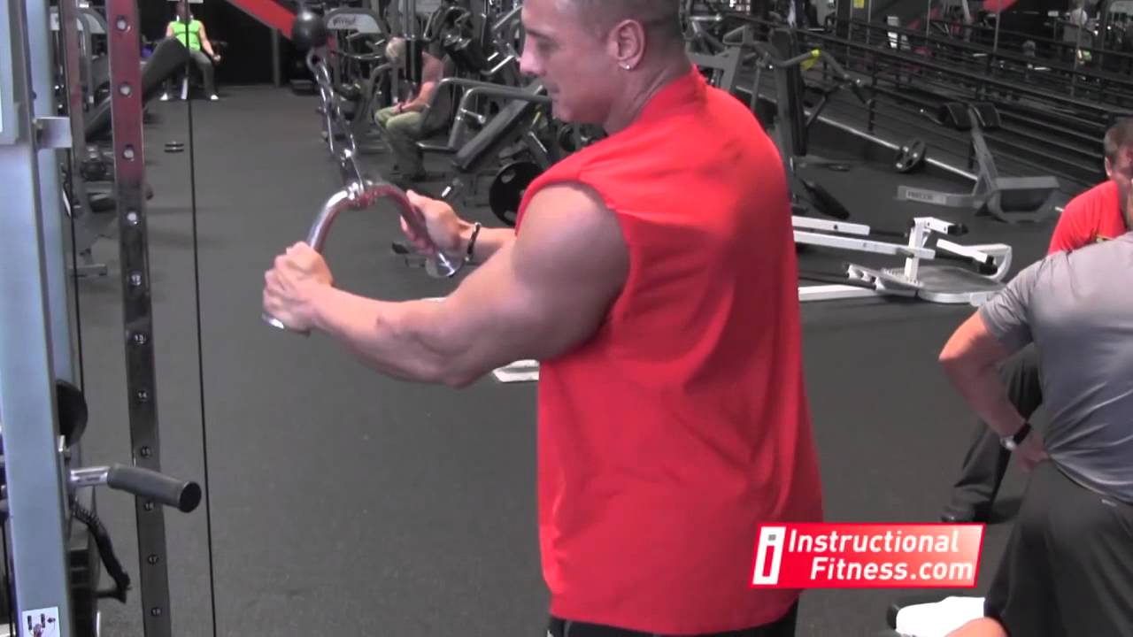 Close Grip Tricep Push Downs