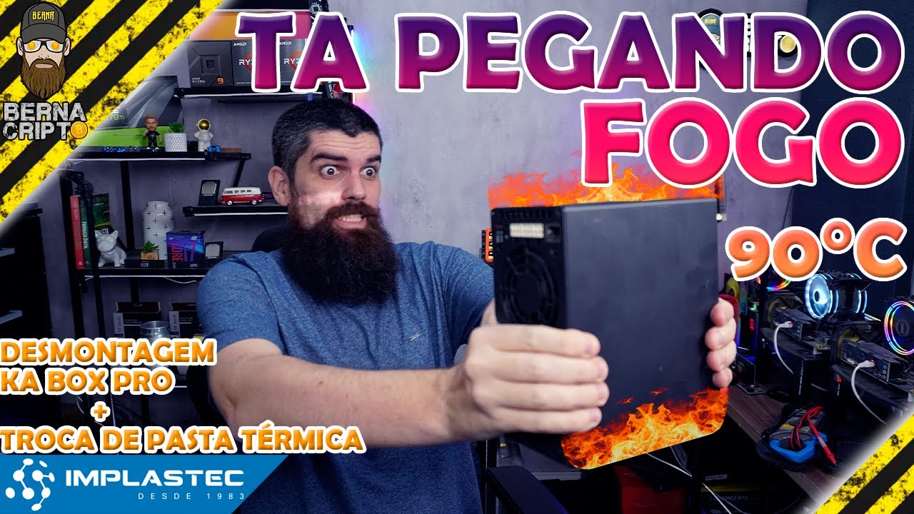 TIVE QUE TROCAR A PASTA DA KA BOX PRO, FULL DISASSEMBLY - BERNA CRIPTO
