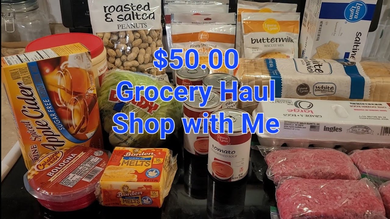 $50.00 WEEKLY GROCERY HAUL-BUDGET SHOPPING
