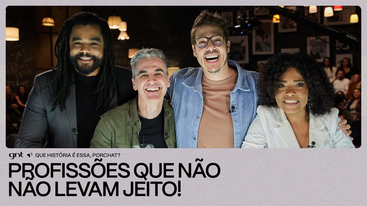 Marcelo Laham N&Atilde;O consegue fazer tradu&ccedil;&atilde;o simult&acirc;nea! 😂 | Que Hist&oacute;ria &Eacute; Essa, Porchat | GNT