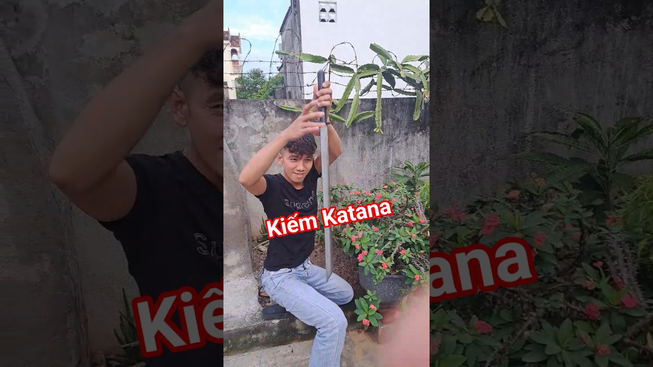 Thanh Kiếm Katana #thangninja #diy #katana #weapon #tiktok #viral #toys