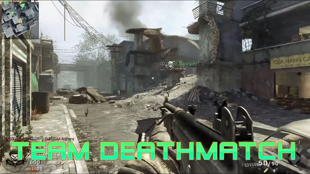 Call Of Duty: Black Ops [Xbox 360] Team Deathmatch vs. Veteran Bots on Cracked