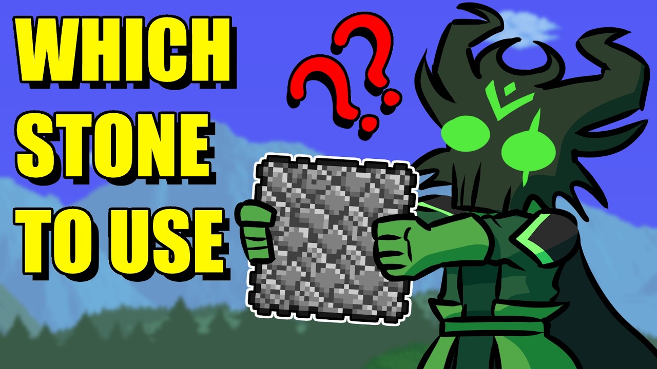 My Stone Block Palette | Terraria 1.4.5