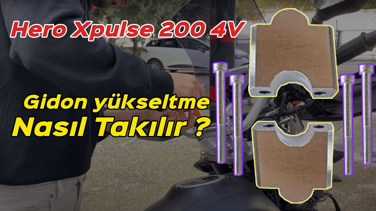 Hero Xpulse200 4V Gidon Yükseltme Montajı Nasıl Yapılır.