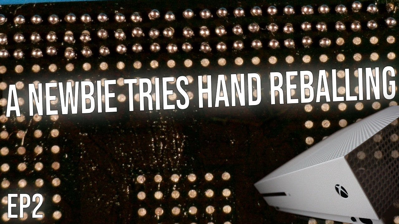 My first ever attempt at hand reballing | Xbox one s southbridge replacement ep2
