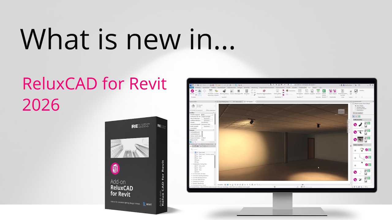 What is new in ReluxCAD for Revit 2026 (EN)