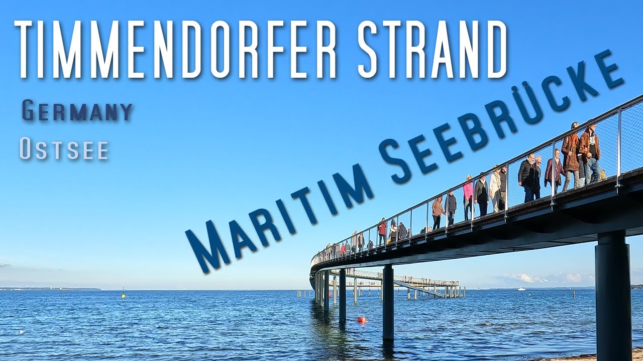 Timmendorfer Strand - Neu Maritim Seebrücke 2024- Timmendorfer Platz Brunnen - Ostsee
