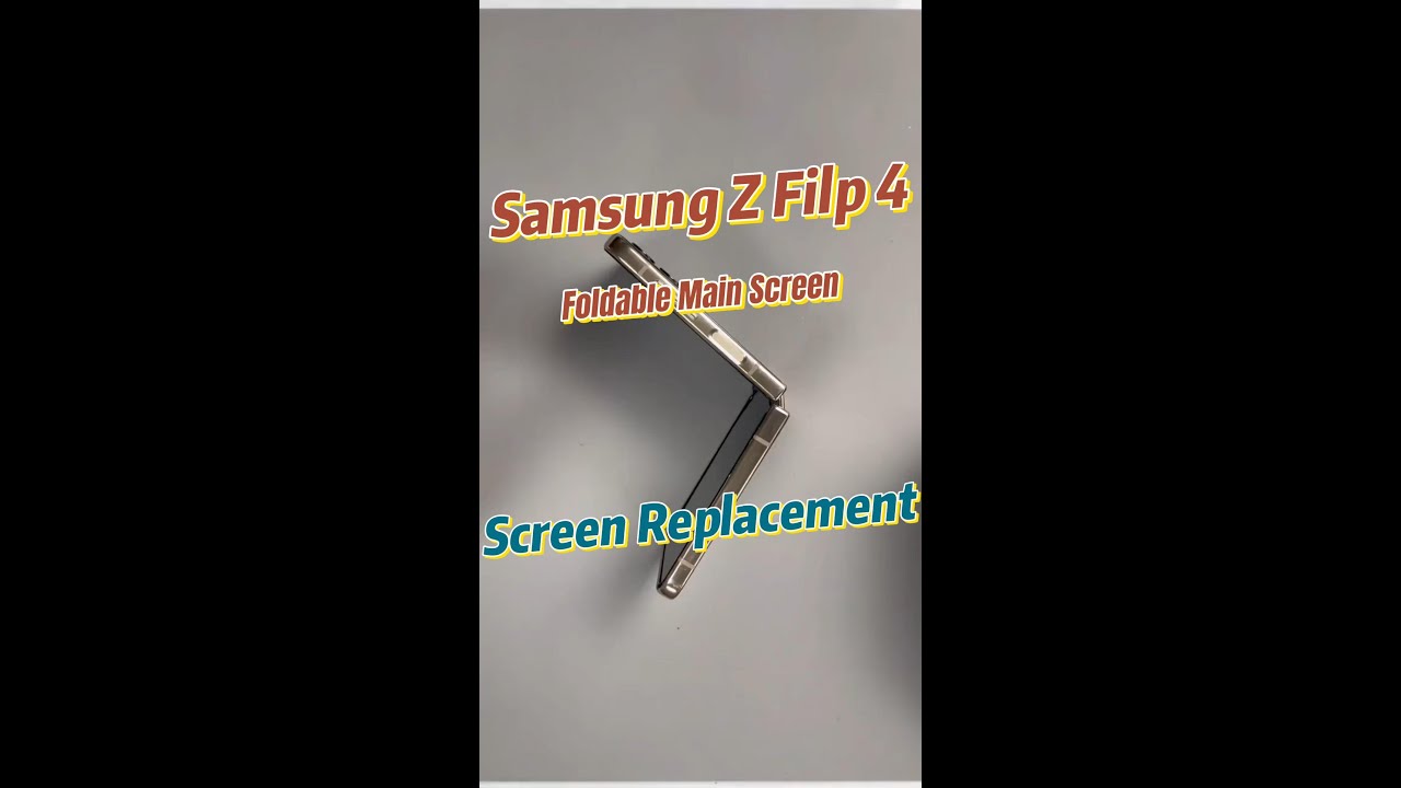 Как заменить основной экран складного Samsung Z Flip4 &mdash; замена только дисплея без рамки