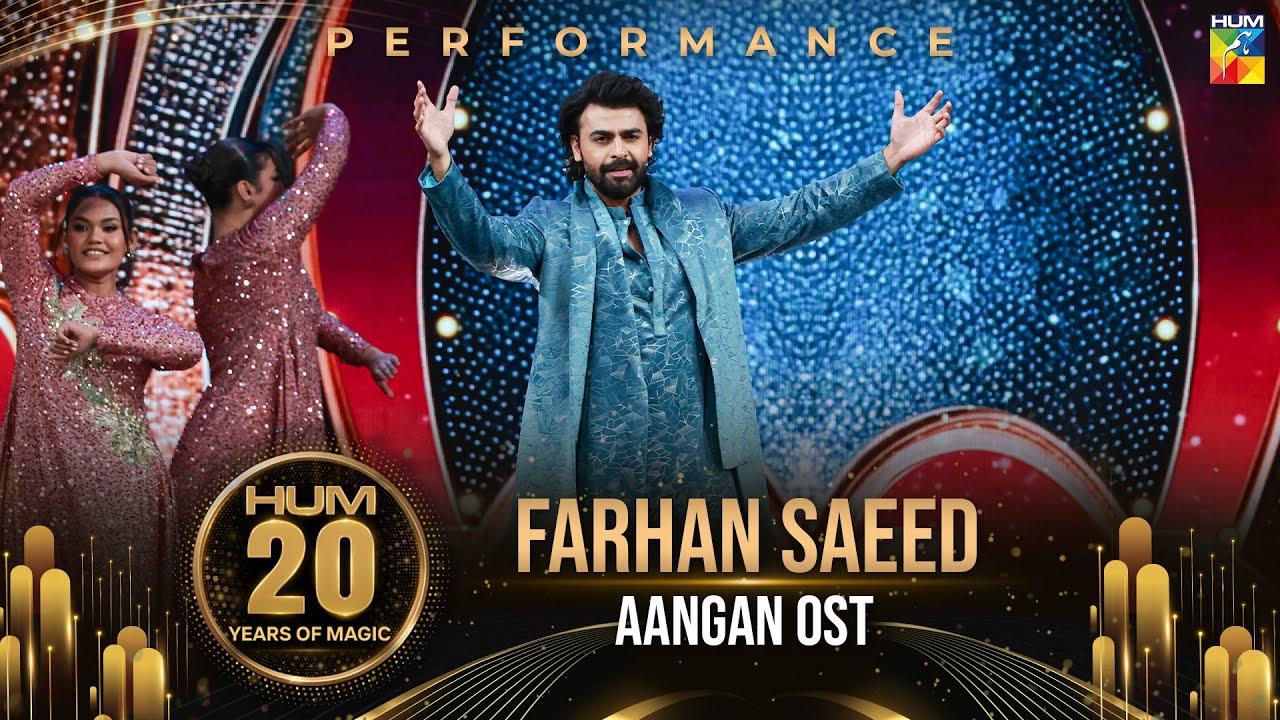 Man Aangan Pe📯🎵-  Farhan Saeed's Performance -  HUM 20 Years of Magic - HUM TV
