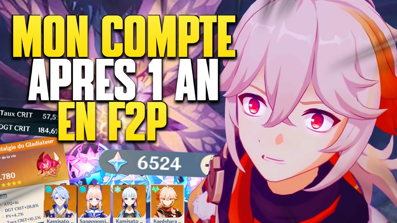 MON COMPTE APRÈS +1 AN DE JEU EN F2P… (Showcase) | Genshin Impact
