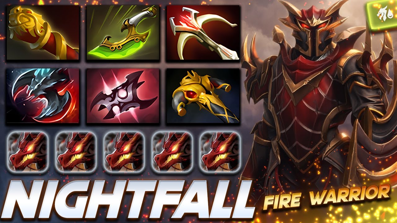 Nightfall Dragon Knight Fire Boss - Dota 2 Pro Gameplay [Watch & Learn]
