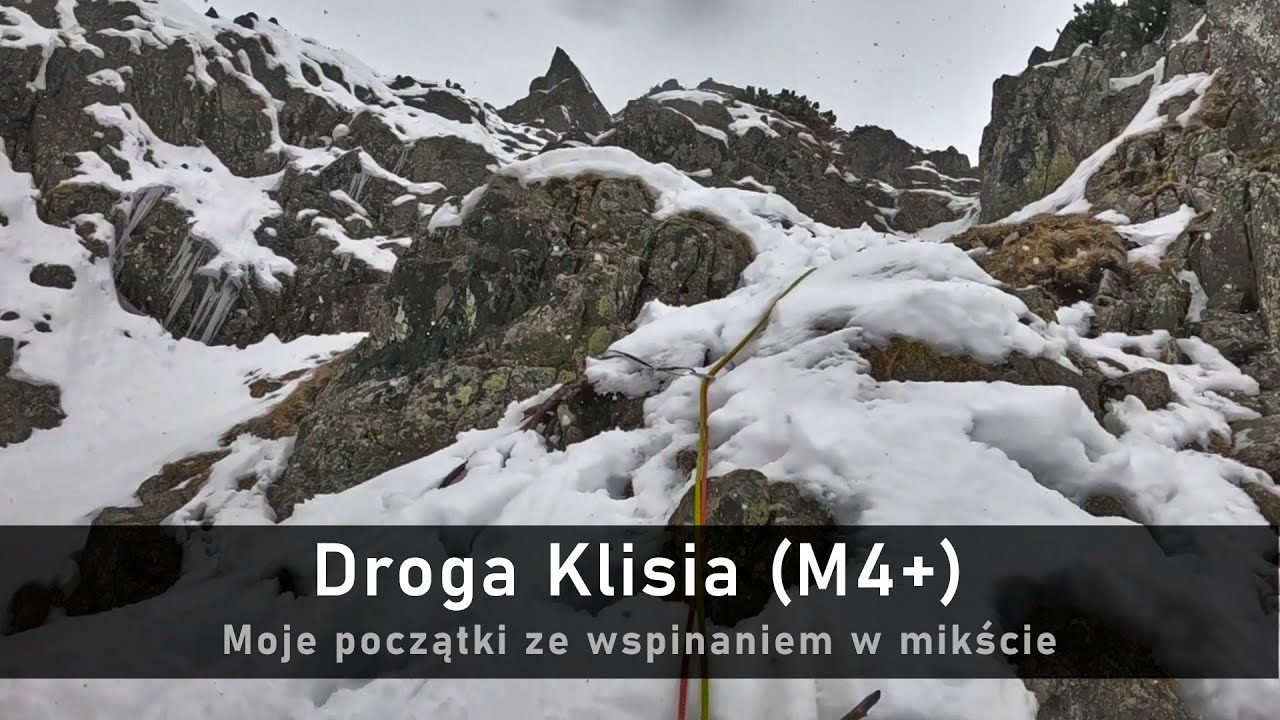 Droga Klisia (M4+), czyli moje początki ze wspinaniem w mikście