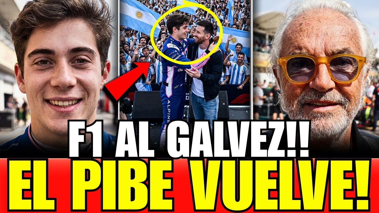 ¡Franco COLAPINTO CORRE en el GALVEZ! LA F1 vuelve ARGENTINA en ABRIL tras suspender Medio Oriente!