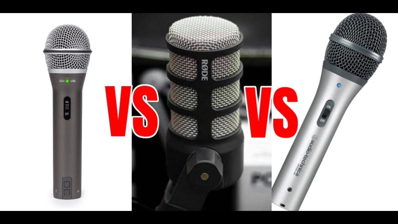 Rode Podmic Vs Audio Technica ATR2100 Vs Samson Q2U (Review and Comparison)