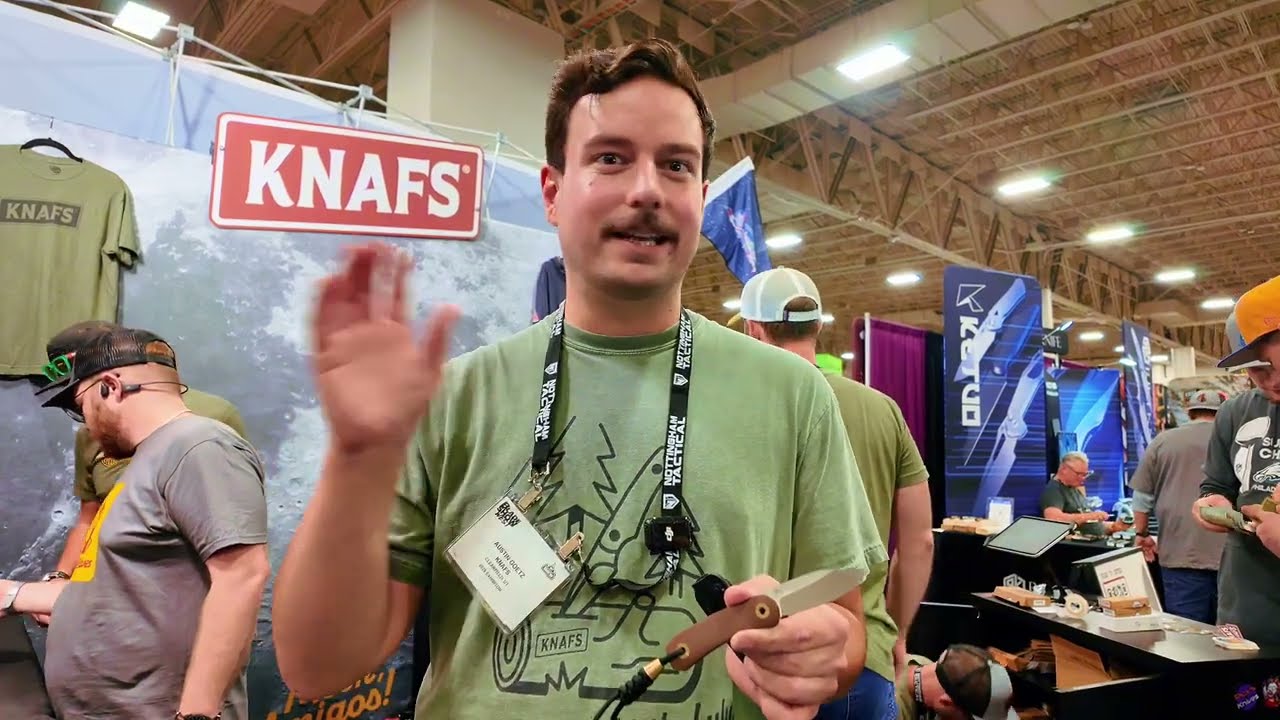 Обожаю ножи KNAFS на выставке BLADE SHOW WEST 2025!