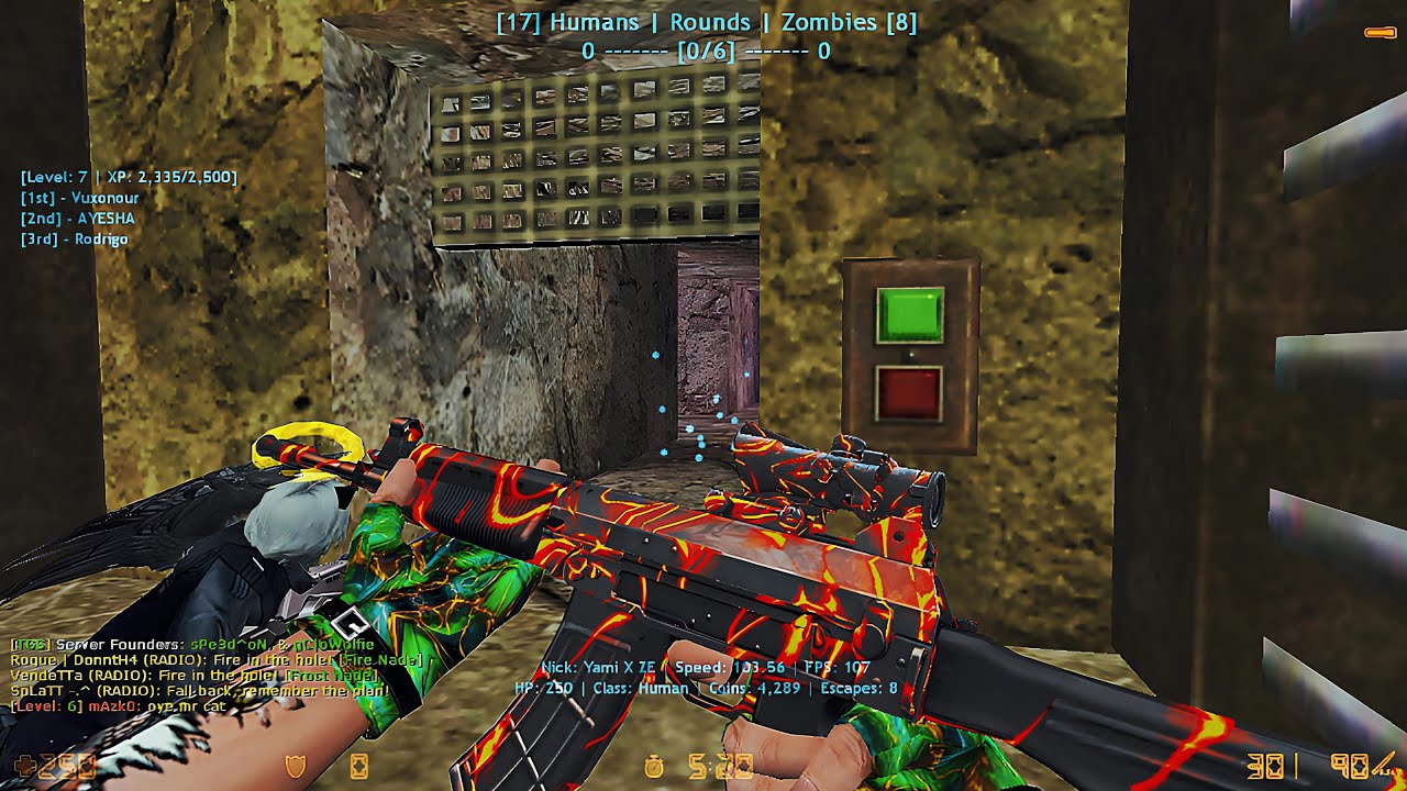 Counter-Strike: Zombie Escape Mod- ze_lostdef_escfix - Techline Gaming Zombie Escape 1080P 60FPS