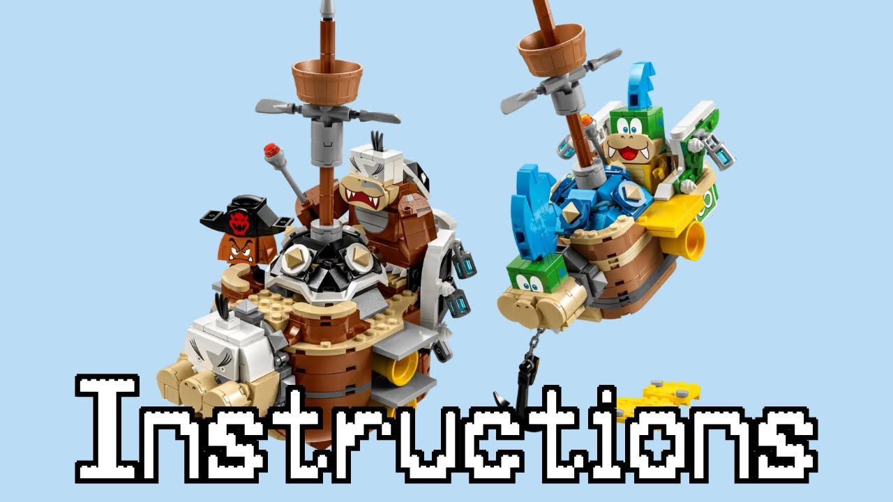 LEGO Mario: Larry's and Morton’s Airships Instructions! | Set 71427