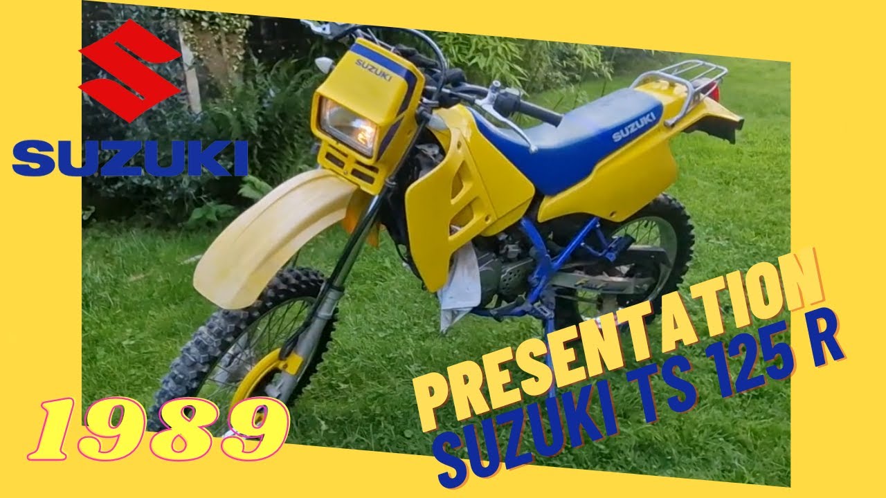 présentation Suzuki TS 125 R - moto trail vintage