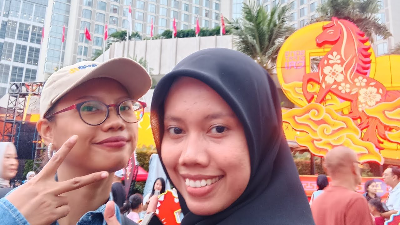 Vlog hunting foto Imlek 2026 Di Bundaran HI Jakarta (17-02-2026) 