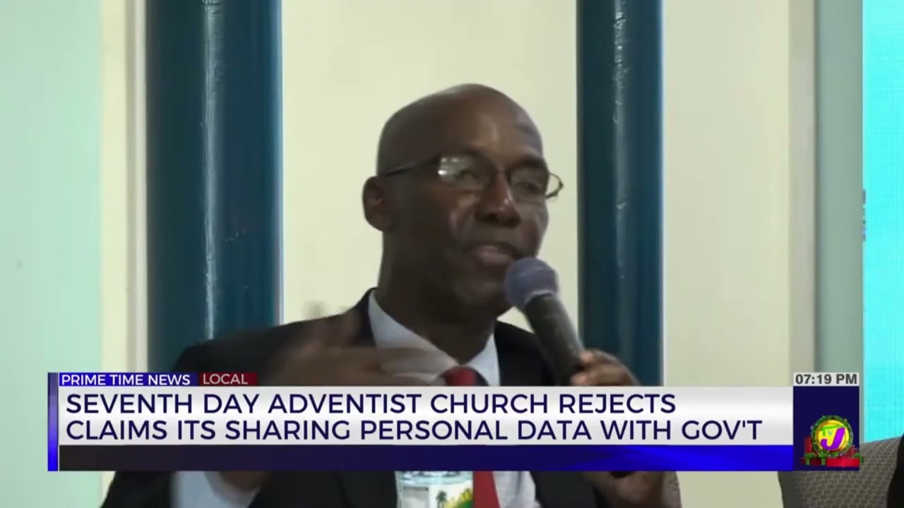 Seventh Day Adventist Church Rejects Claims Its Sharing Personal Data with Government | TVJ News