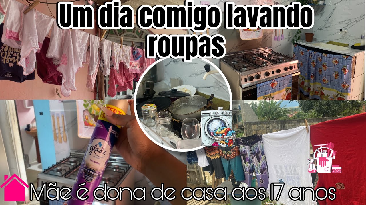 Lavando todas roupas acumuladas | roupas sujas sem fim | limpei a geladeira ❤️