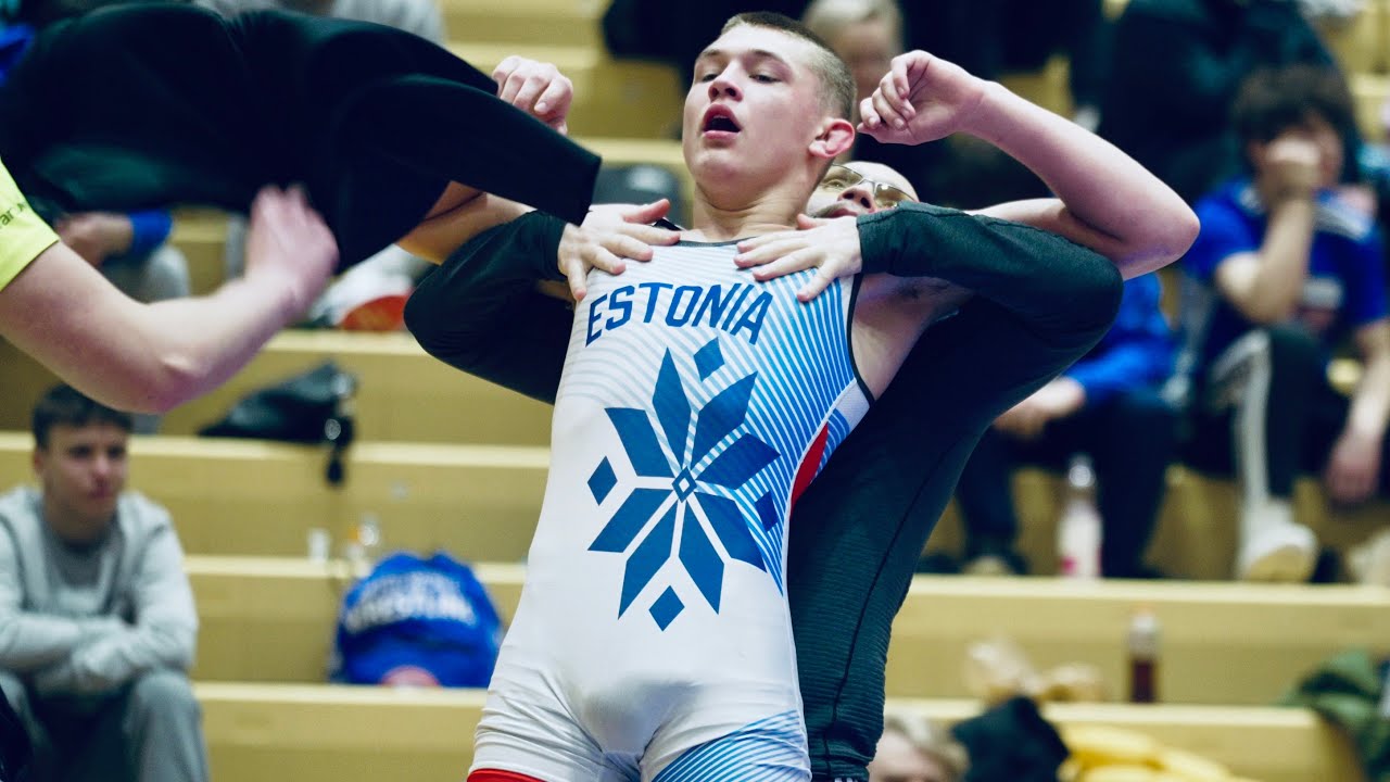 U20 M. Hristjuk vs K. Merilain. Greco-Roman 72kg final wrestling Estonia.