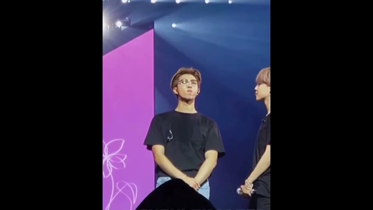 Why does RM look angry😳 when he saw his angry Jimin got angry to😂💜#bangtansonyeondan // I purple you