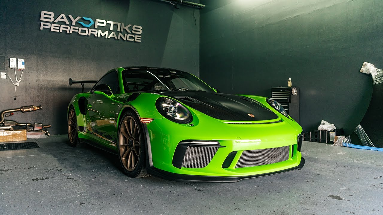 Lizard Green GT3RS with Matrix Style LED headlights
