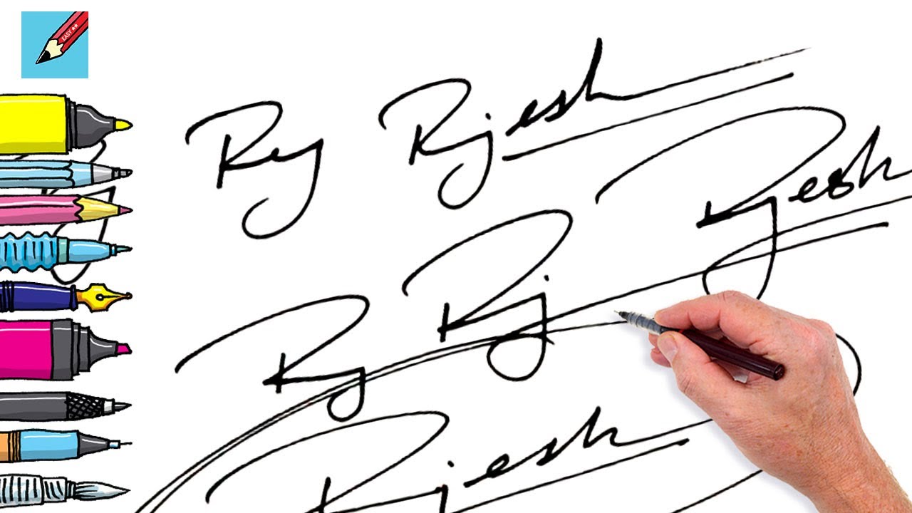 How to Design your Own Awesome Autograph Signature Real Easy