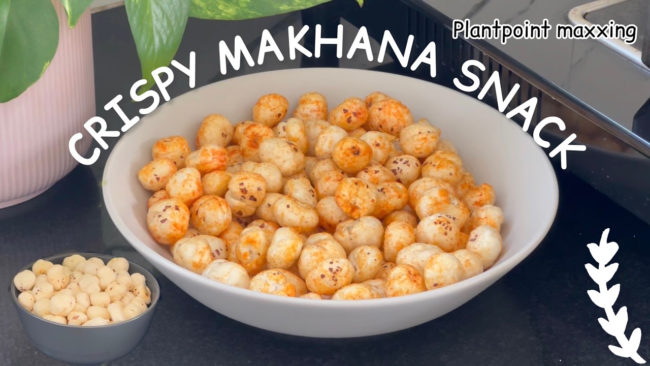 Phool makhana (Lotus seeds / Fox nuts) | Healthy & Crispy evening snack | quick and easy
