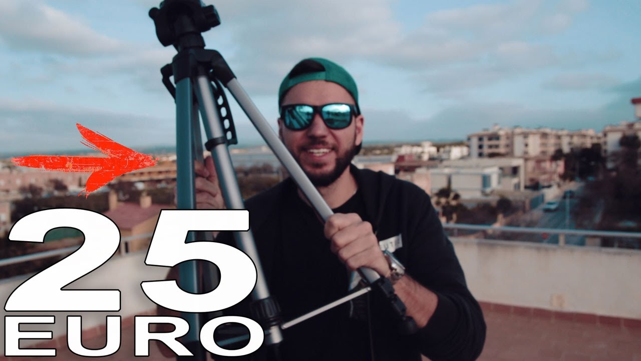 DAS 25 EURO AMAZON STATIV 🎥 | TOP oder FLOP? [Cullmann Alpha 2500]