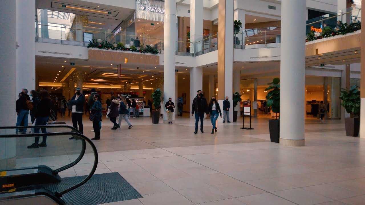 Oakville Place Shopping Mall, Ontario Canada - Virtual Walk, Pandemic Black-Friday Weekend 2020 [4K]
