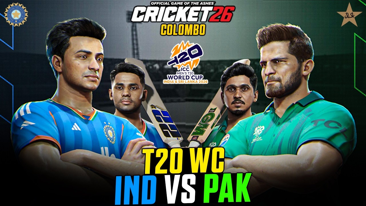 India vs Pakistan - T20 World Cup Match 😍🔥Biggest Rivalry | Cricket 26 #3
