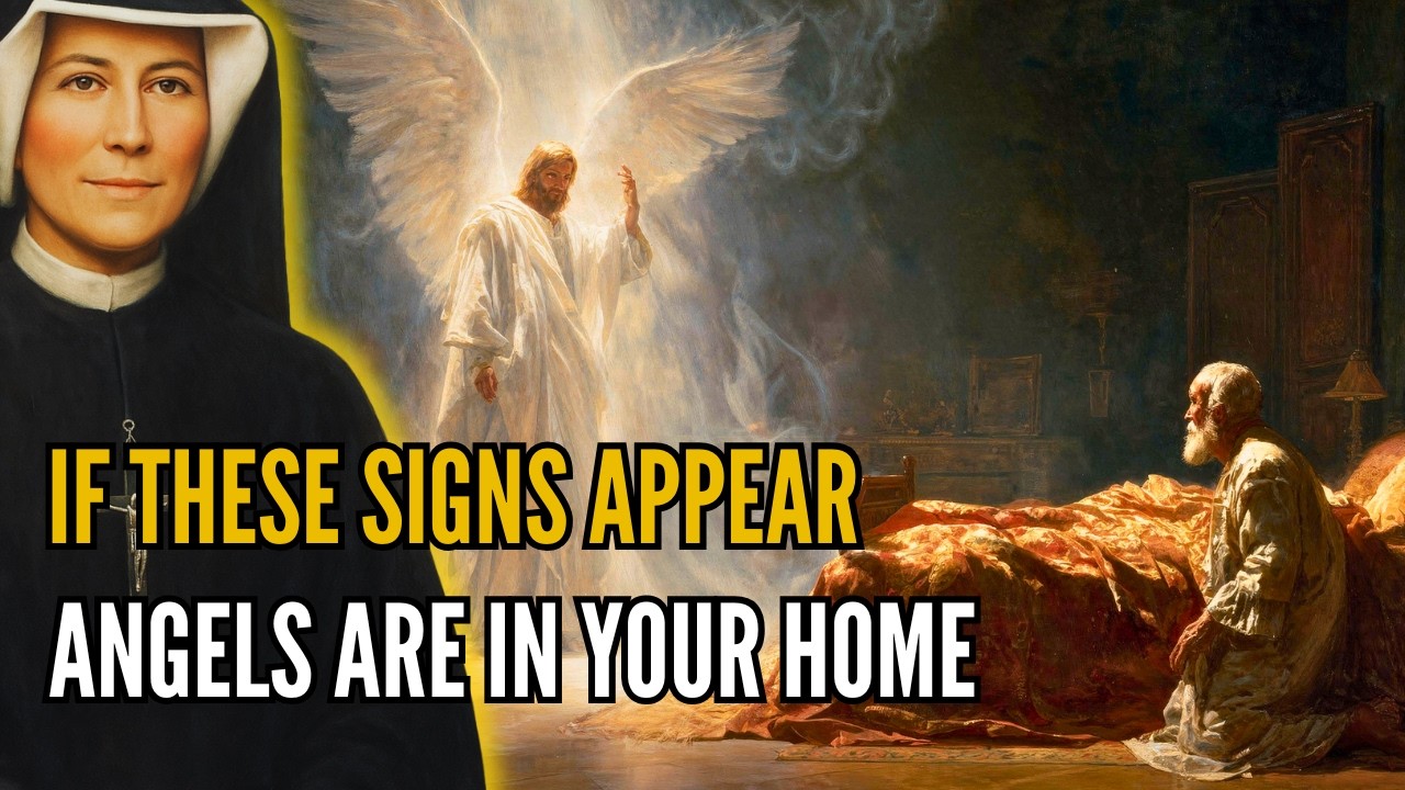 Saint Faustina reveals: If you notice these signs, angels are in your home right now