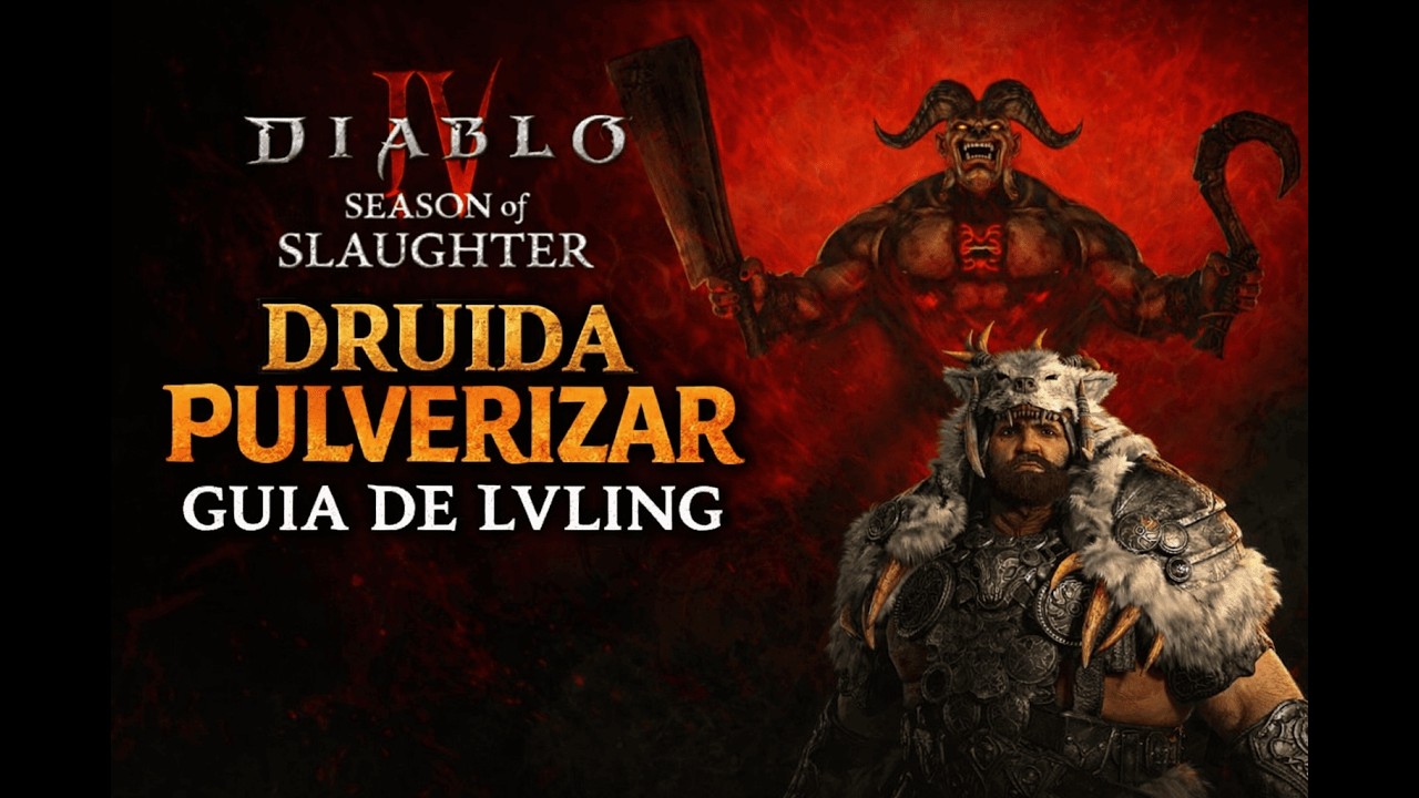 MI GUIA DE LVLEO PARA DRUIDA PULVERIZAR - DIABLO 4 TEMPORADA DE LA MASACRE.